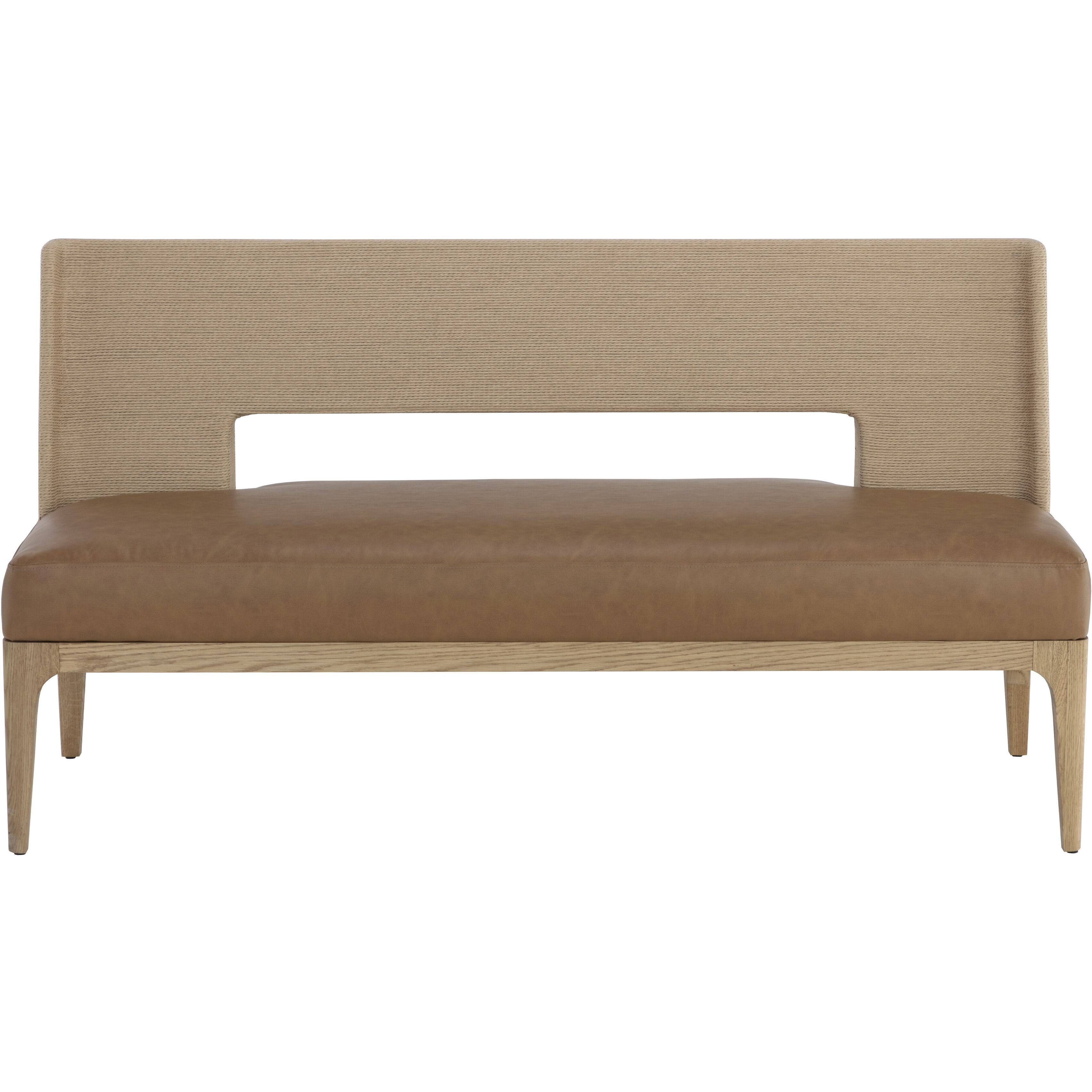 Brocco Milliken Cognac Banquette